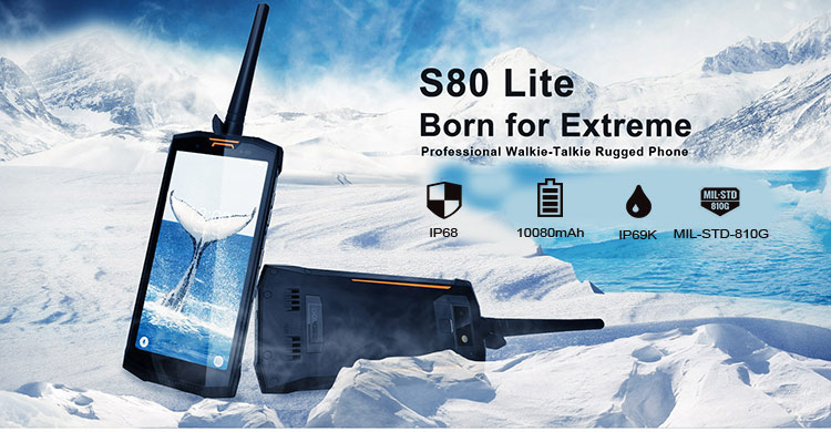 DOOGEE S80 LITE 4GB RAM 64GB ROM Helio P23 MTK6763T 2.5GHz Octa Core 5.99 Inch IPS Corning Gorilla Glass 4 FHD+ Screen Dual Camera IP68 IP69K Waterproof Android 8.1 4G LTE Smartphone