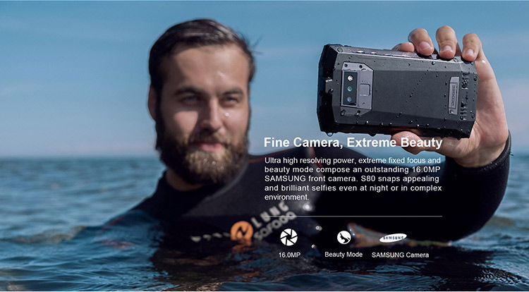 DOOGEE S80 6GB RAM 64GB ROM Helio P23 MTK6763T 2.5GHz Octa Core 5.99 Inch IPS Corning Gorilla Glass 4 FHD+ Screen Dual Camera IP68 IP69K Waterproof Android 8.1 4G LTE Smartphone